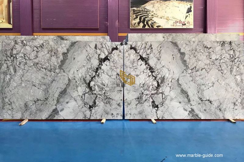 Grey Rock Marble Slab 02