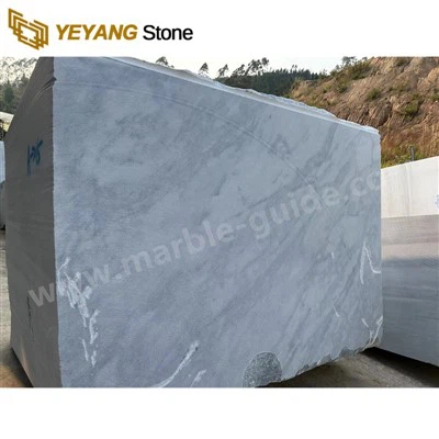 Doğal Beyaz Ve Gri Mermer Taş Bloğu Kendi Ocağımız