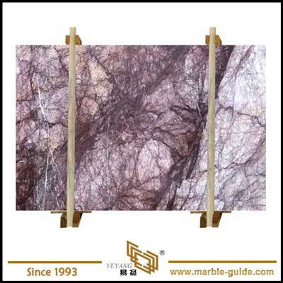 Mor Leylak Bookmatch Mermer Döşeme