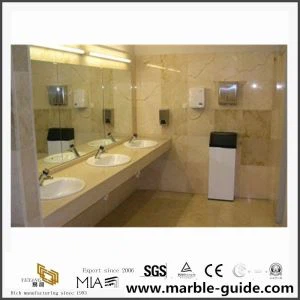 Crema Marfil Vanity Top, Bej Mermer Banyo
