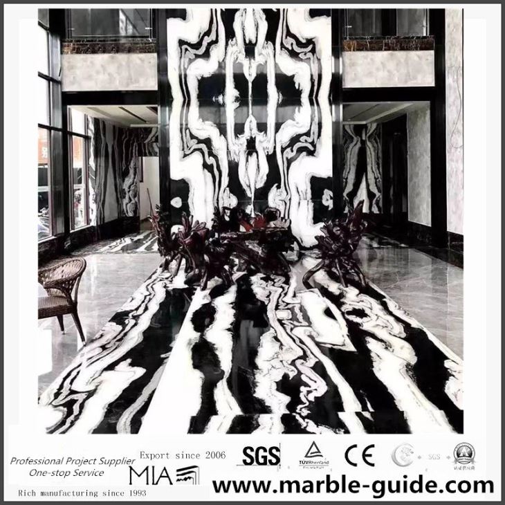 Popular Panda White Marble For Interior Design