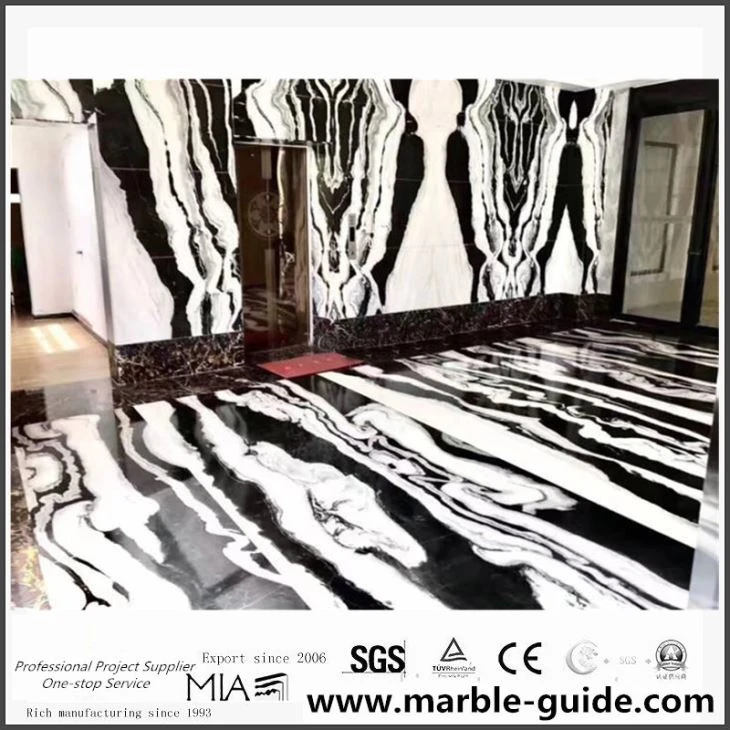 Popular Panda White Marble For Interior Design