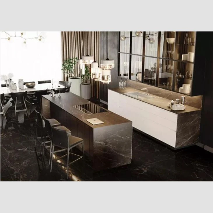 China Bronze Armani Brown Marble For Floor Tile
