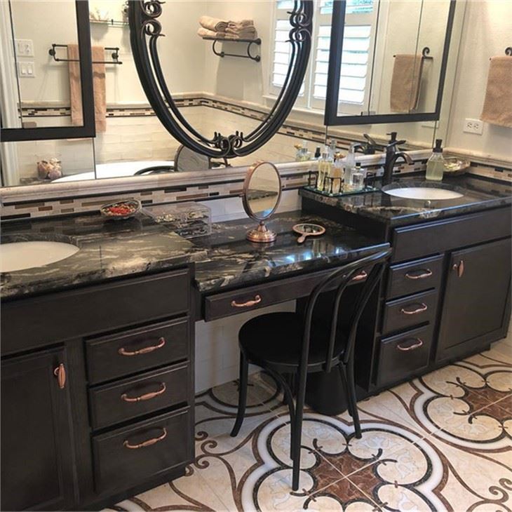 Cosmic Black Granite Kitchen Countertop Worktop