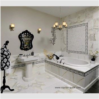 Banyo tezgahları için Calacatta Altın Mermer