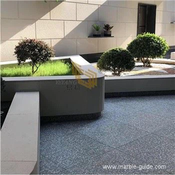 Koyu Gri Terrazzo Döşeme