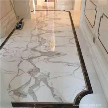Arabescato Beyaz Mermer Kat Planı