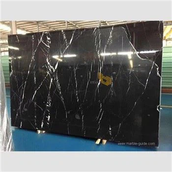 3cm Siyah Nero Marquina Mermer Döşeme Toptan